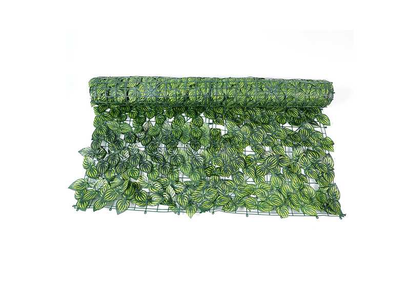 Artificial Leaves Fence